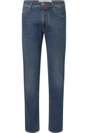Jacob Cohen Jeans, Herr, W38, Läder, Klassiska Bard Jeans med fem fickor