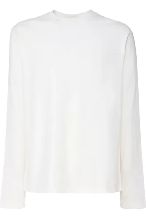 Jil Sander Topp, Herr, M, Bomull, Långärmad T-shirt i bomull