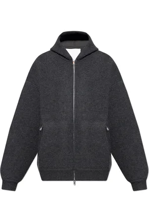 Isabel Marant Stickade tröjor & koftor, Herr, S, Polyester, Hooded Cardigan Igor
