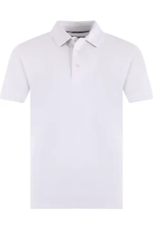 Etro Topp, Herr, S, Bomull, Klassiskt Poloshirt Bianco Ss25