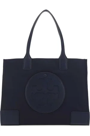 Tory Burch Väska, Dam, ONE Size, Nylon, Stilren Marinblå Shoppingväska