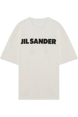 Jil Sander Topp, Herr, M, Bomull, Kortärmad T-shirt med rund hals