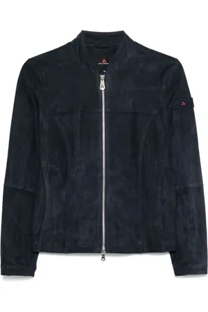 Peuterey Jacka, Dam, S, Blå Dragkedja Fram Crew Neck Jacka