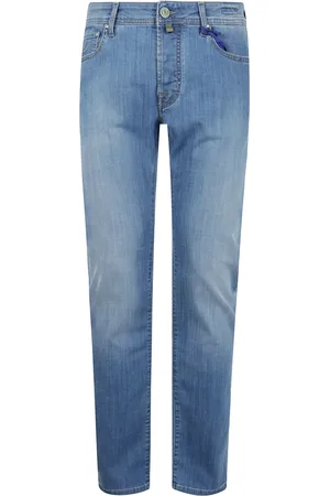 Jacob Cohen Jeans, Herr, W30, Denim, Slim Fit Bard Denim Stretch Jeans