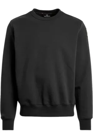Parajumpers Sweatshirts & Hoodies, Herr, XL, Bomull, Svart Rund Hals Bomullströja