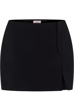 Nué Notes Kjol, Dam, 2Xs, Svart Mini Kjol Slim Fit