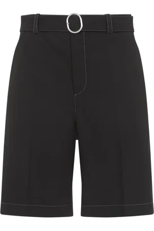 Jil Sander Shorts, Herr, M, Polyester, Svarta avslappnade shorts