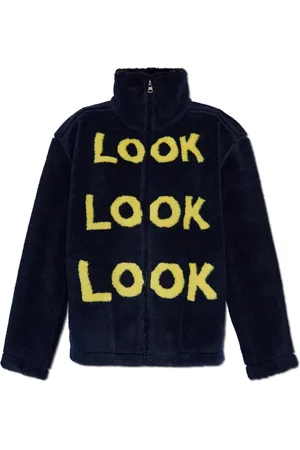 J.W.Anderson Sweatshirts & Hoodies, Dam, L, Fleecejacka Marinblå