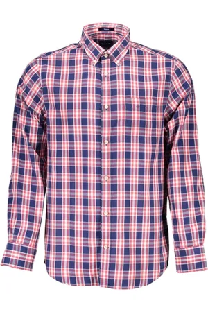 GANT Skjorta, Herr, S, Bomull, Klassisk Blå Button-Down Skjorta