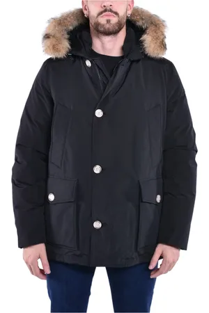 Woolrich Jacka, Herr, L, Bomull, Avtagbar Päls Arctic Anorak