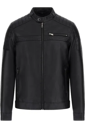 Guess Jacka, Herr, M, Läder, PU Läder Blouson Jacka