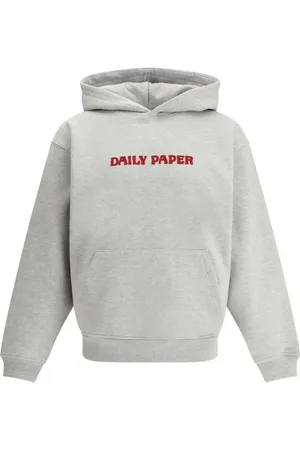 Daily paper Sweatshirts & Hoodies, Herr, S, Bomull, Monogram Hoodie med Känguruficka