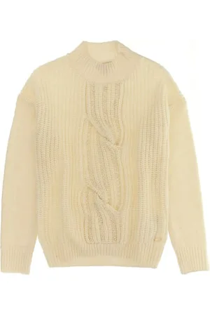 Guess Stickade tröjor & koftor, Dam, S, Pearl Details Sweater