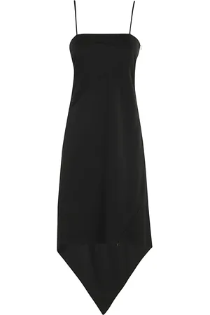 Helmut Lang Klänning, Dam, 3Xs, Klänning med scarf kant