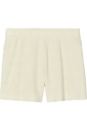 Tory Burch Shorts, Dam, M, Ivory Elastisk Midja Shorts
