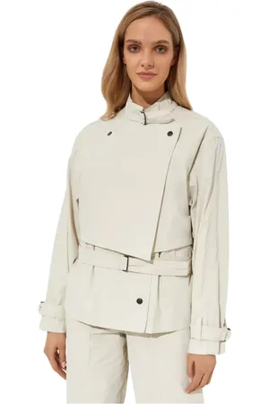 Isabel Marant Kappa, Dam, S, Bomull, Kort Trenchcoat