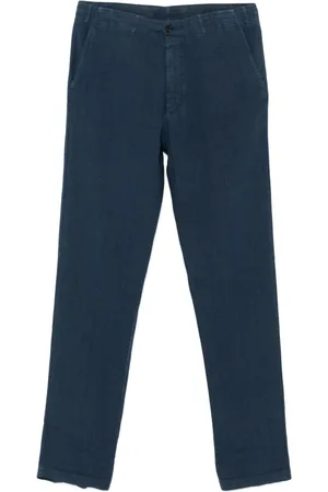 corneliani Byxor, Herr, M, Linne, Linnbyxor med fickor och Drop 7