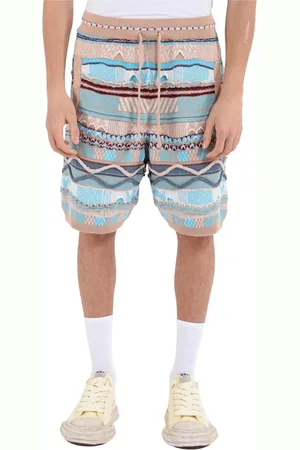 LANEUS Shorts, Herr, M, Bomull, Högmidjade jacquard bomullsshorts