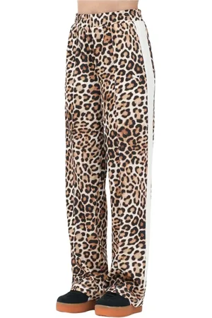 PUMA Byxor, Dam, L, Leopardmönstrade Sportiga Byxor