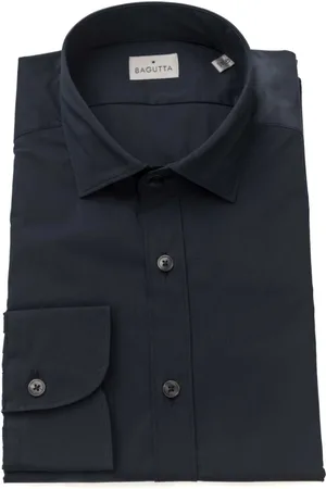 BAGUTTA Skjorta, Herr, L, Slim Fit Fransk Krage Skjorta