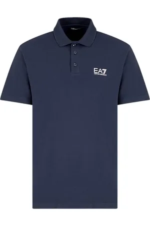 EA7 Topp, Herr, M, Bomull, Essentiell kortärmad bomullspolo