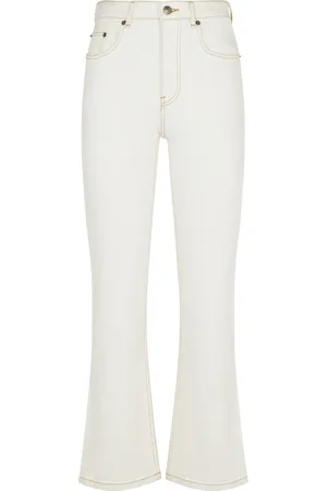 Tory Burch Jeans, Dam, W30, Bomull, Cropped Flare Jeans