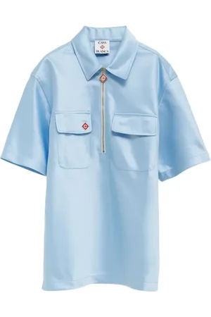 Casablanca Skjorta, Herr, M, Klassisk Blå Skjorta med Klafffickor