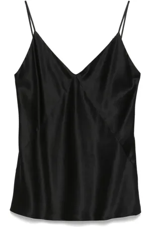 Max Mara Topp, Dam, M, Silk Top med Quassia Design