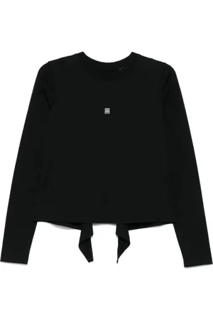 Givenchy Topp, Dam, M, Svart Signatur 4G Crew Neck Sweater