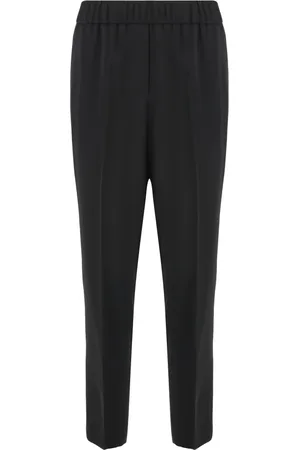 PESERICO SIGN Byxor, Dam, M, Rayon, Eleganta Viskosbyxor med Fickor