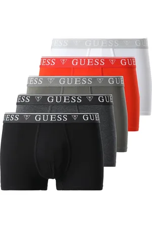 Guess Underkläder, Herr, S, Bomull, 5 Bomullsboxers - Multifärgad Slip