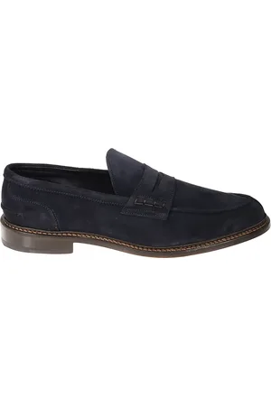 TRICKERS Skor, Herr, 40 1/2 EU, Mocka, Marinblå Mockasin Skor