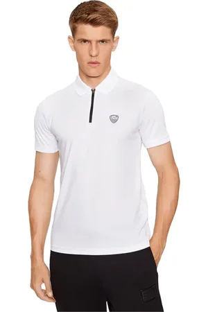 EA7 Topp, Herr, L, Regular Fit Pikétröja