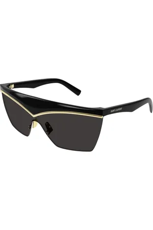 Saint Laurent Accessoarer, Dam, ONE Size, Svart Mask SL 614 Stilren