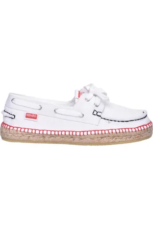 Kenzo Skor, Dam, 36 EU, Bomull, Ekologiska bomulls båtskor marine modell