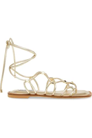 Steve Madden Skor, Dam, 38 EU, Gyllene Sandaler för Kvinnor