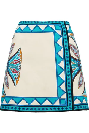 La DoubleJ Kjol, Dam, S, Bomull, Foulard Mini Skirt
