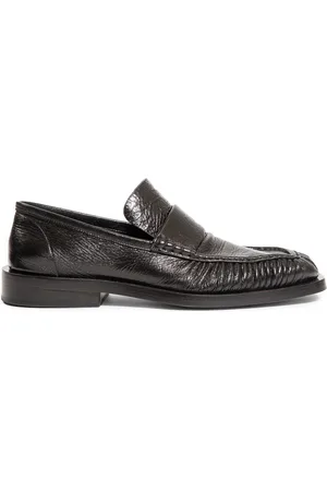 Jil Sander Skor, Herr, 43 EU, Svart Runway Style Loafer med Fyrkantig Tå