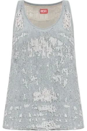 Diesel Topp, Dam, M, Denim, Denim top E-Dalby-Fsg