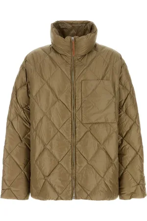 Jil Sander Jacka, Herr, L, Nylon, Khakifärgad dunjacka