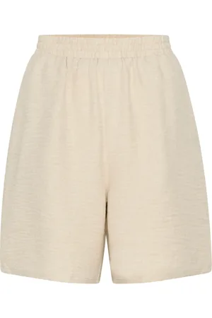 Kaffe Shorts, Dam, XS, Polyester, Lös Passform Shorts Turtledove CC