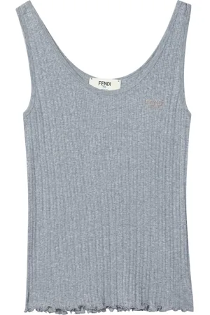 Fendi Topp, Dam, M, Stilren Tanktop för Kvinnor