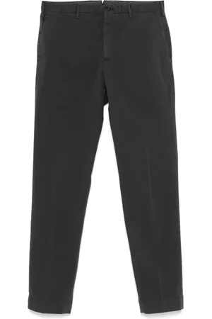 Incotex Byxor, Herr, 3Xl, Mörkgrå Byxor, Dold Stängning, Fickor