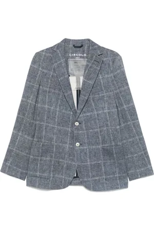 Circolo Jacka, Herr, 2Xl, Blå Knäppt Jacka med Bakventiler