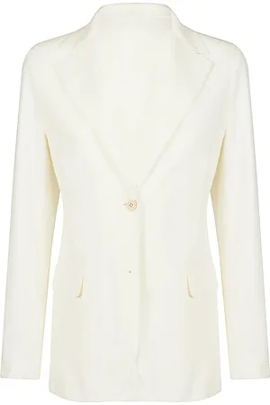 ELEVENTY Jacka, Dam, XL, Bomull, Enkelknäppt Jersey Bomullsblazer