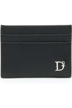 Dsquared2 Accessoarer, Herr, ONE Size, Svarta Plånböcker för Män