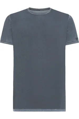 RRD Topp, Herr, L, Blå Kortärmad Techno Tvättad T-shirt