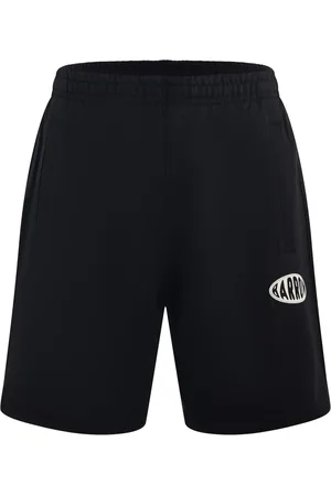 BARROW Shorts, Herr, XS, Bomull, Svarta bomull Bermuda shorts