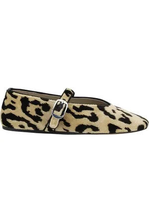 Le Monde Beryl Skor, Dam, 39 EU, Läder, Leopard Stella Ballerinaskor