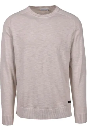 Calvin Klein Stickade tröjor & koftor, Herr, S, Bomull, Maglia